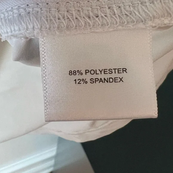 Peter Millar White Quarter Zip Shirt Athletic Long Sleeve Tee Size L Golf Tennis - Picture 5 of 6